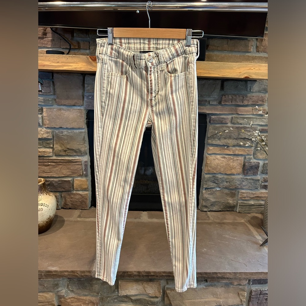 Womens Striped American Eagle Jeans